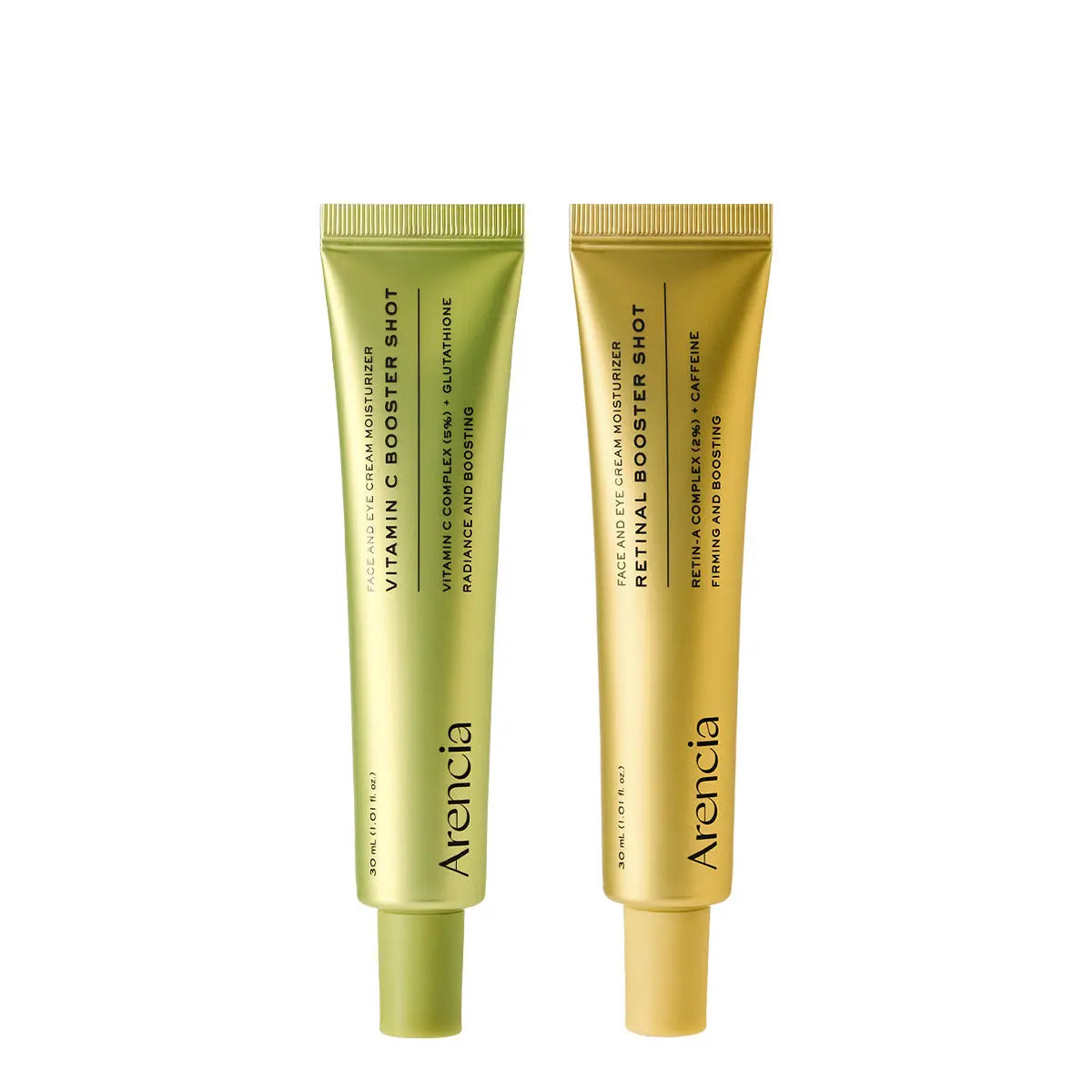 ARENCIA Booster Shot Retinal & Vitamin C Skin Renewal Duo