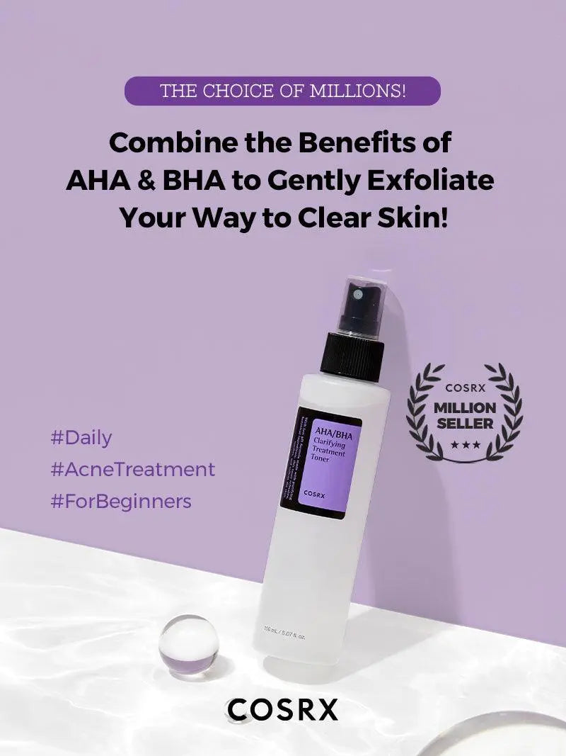 COSRX Aha/Bha Clarifying Treatment Toner 150 ml - JOLIE'S