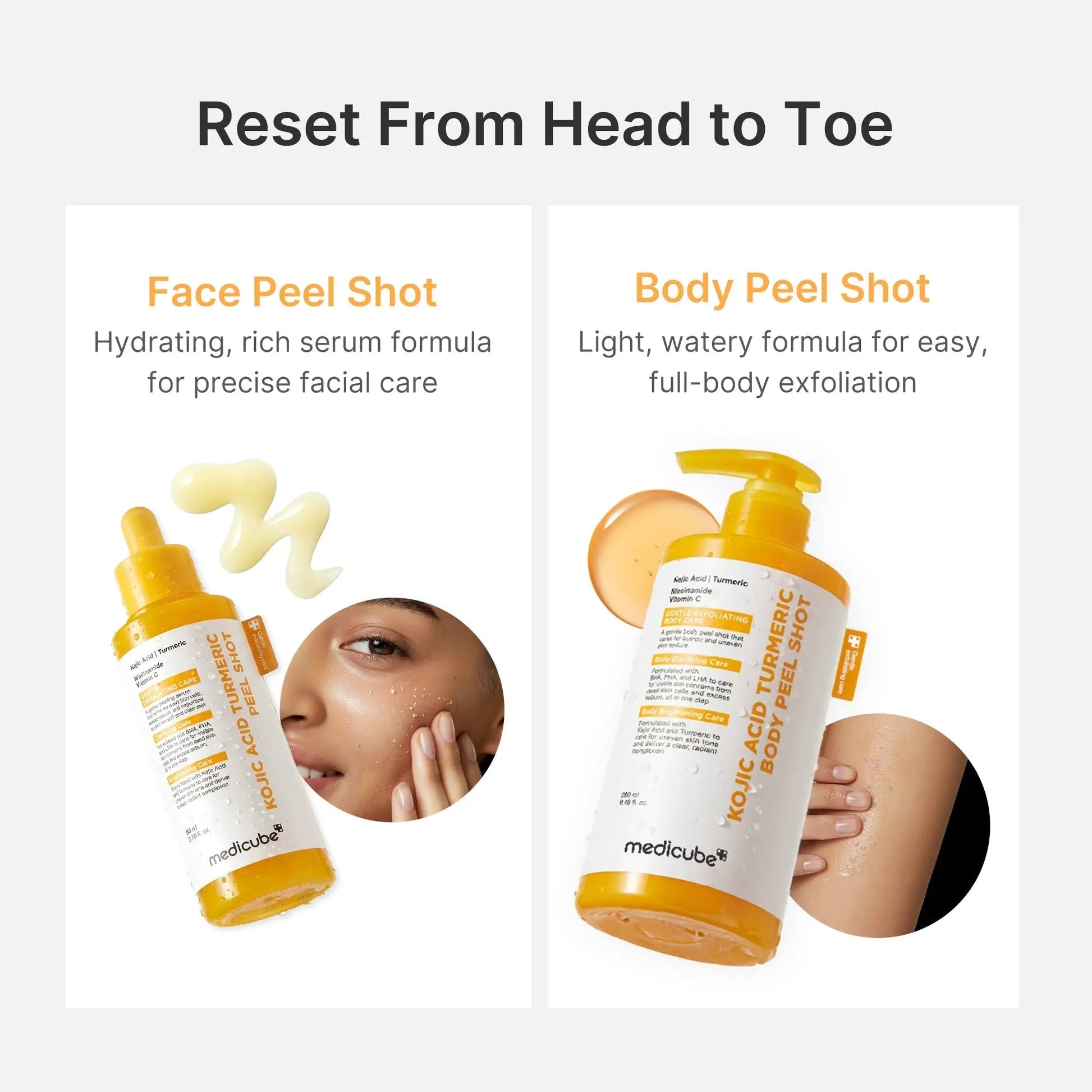 MEDICUBE Kojic Acid Turmeric Triolgy Glow Set - DOKAN