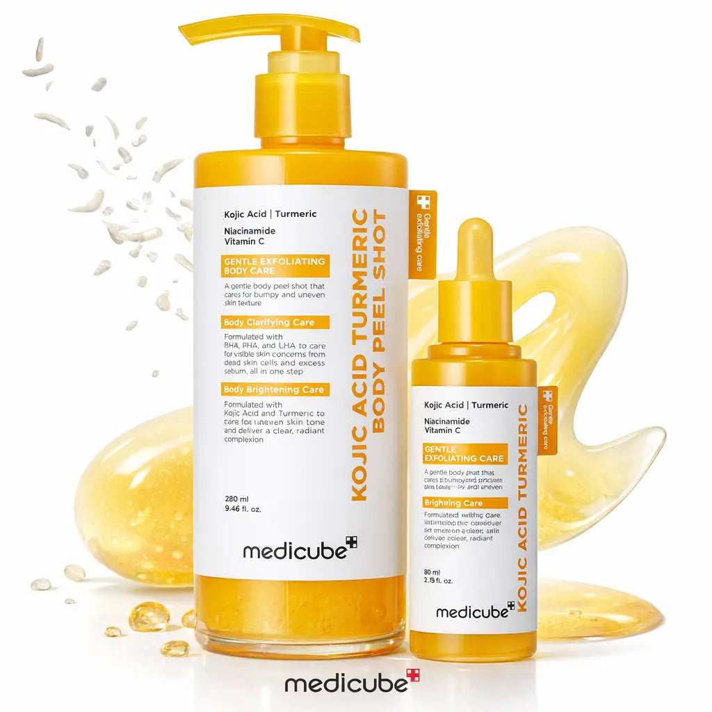 MEDICUBE Kojic Acid & Turmeric Peel Shot Duo - DOKAN