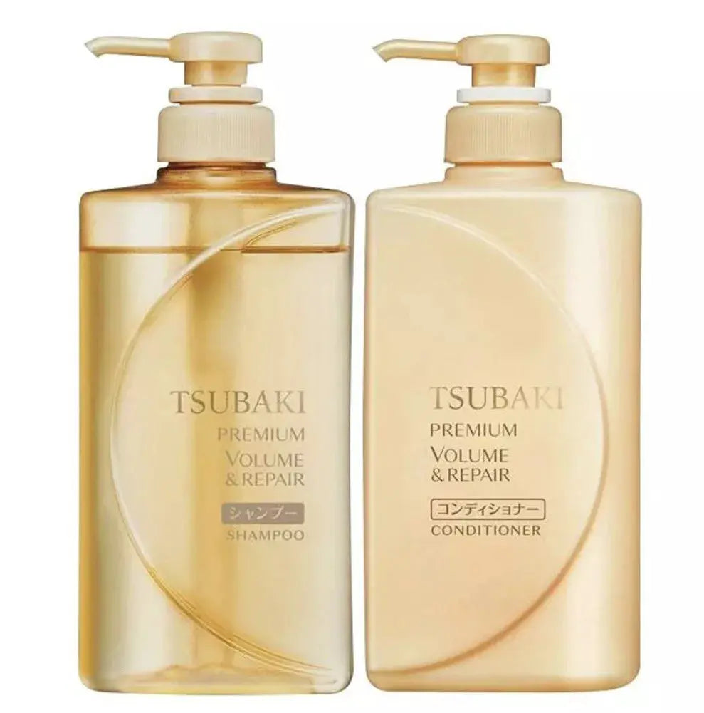 Shiseido Tsubaki Volume & Repair Shampoo & Conditioner Set 490 ML Shiseido Tsubaki JOLIE'S