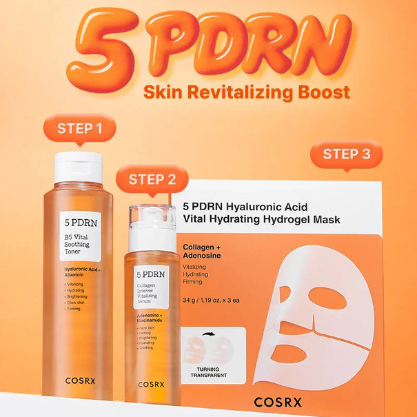 COSRX 5 PDRN Hyaluronic Acid Vital Hydrating Hydrogel Mask