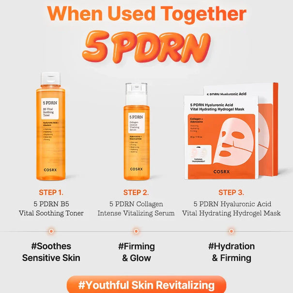 COSRX 5 PDRN Hyaluronic Acid Vital Hydrating Hydrogel Mask