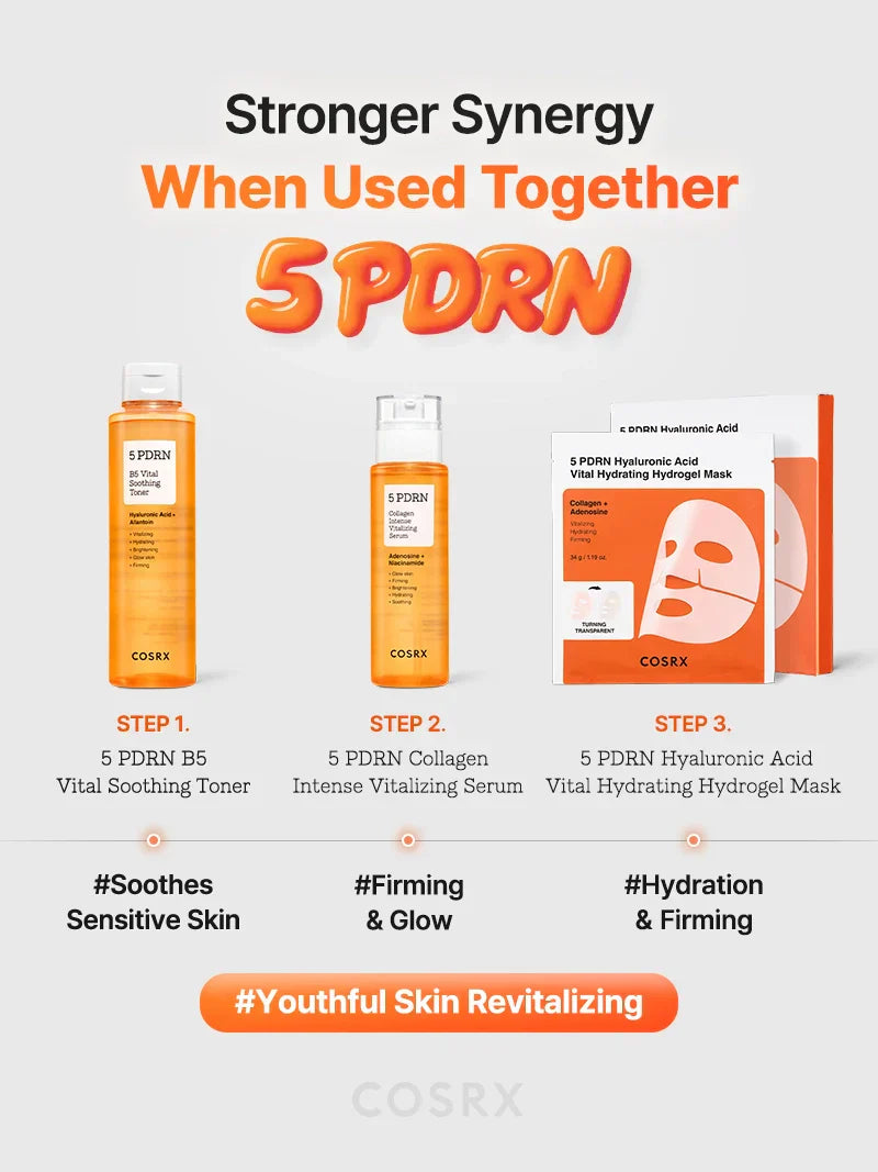 COSRX 5 PDRN Hyaluronic Acid Vital Hydrating Hydrogel Mask