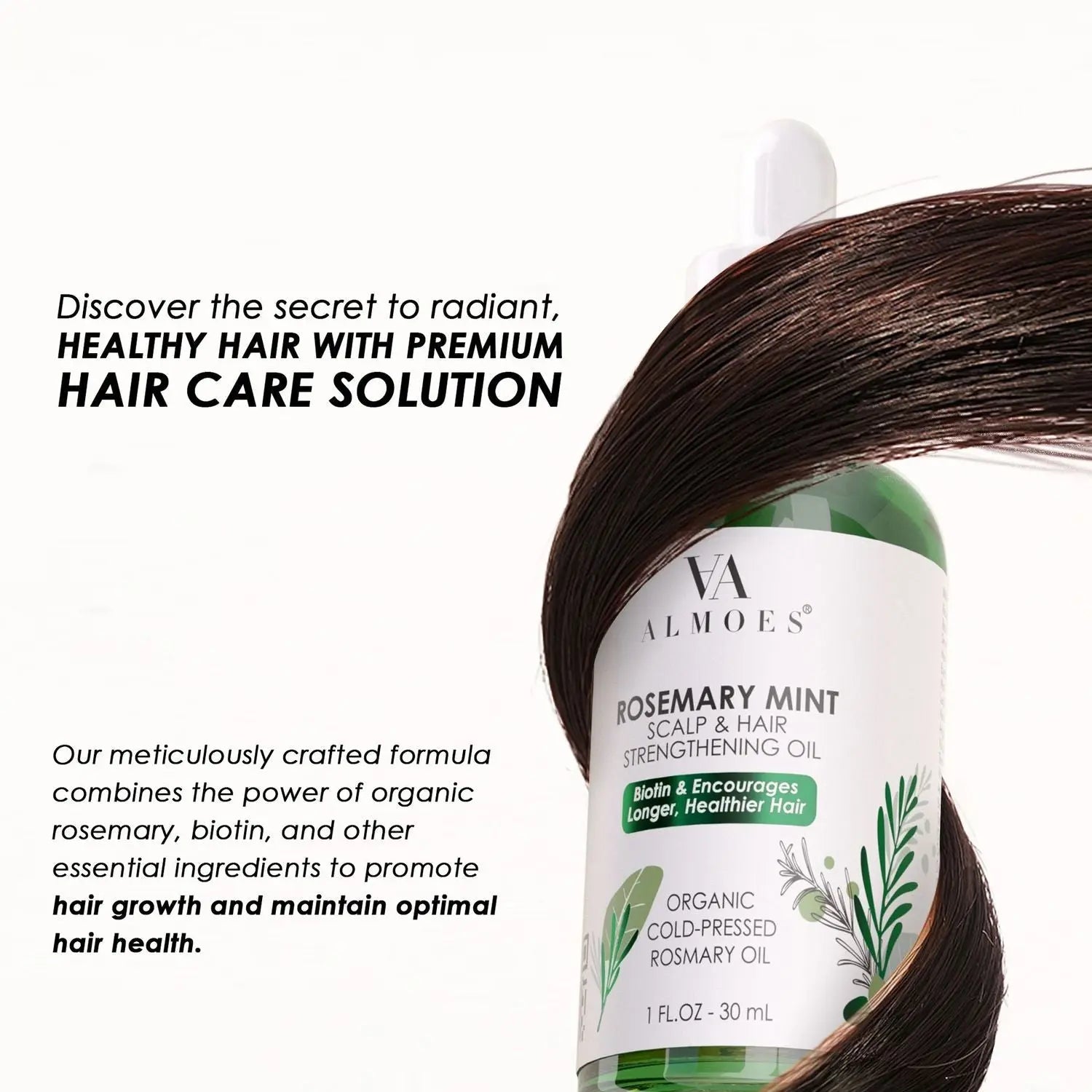 ALMOES Organic Rosemary Mint Unique Vitamin 30 ml - JOLIE'S