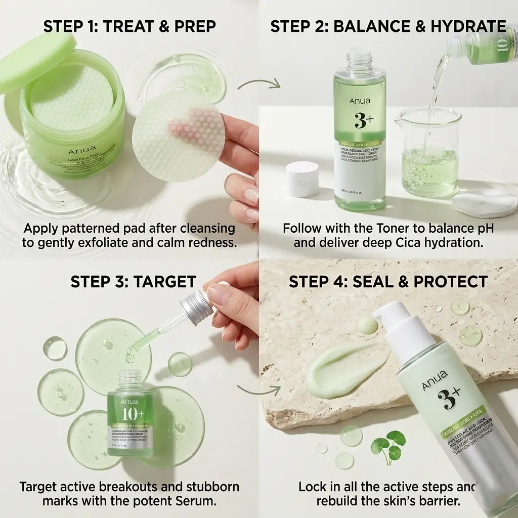 ANUA Azelaic Blemish Barrier & Redness Relief Set - DOKAN