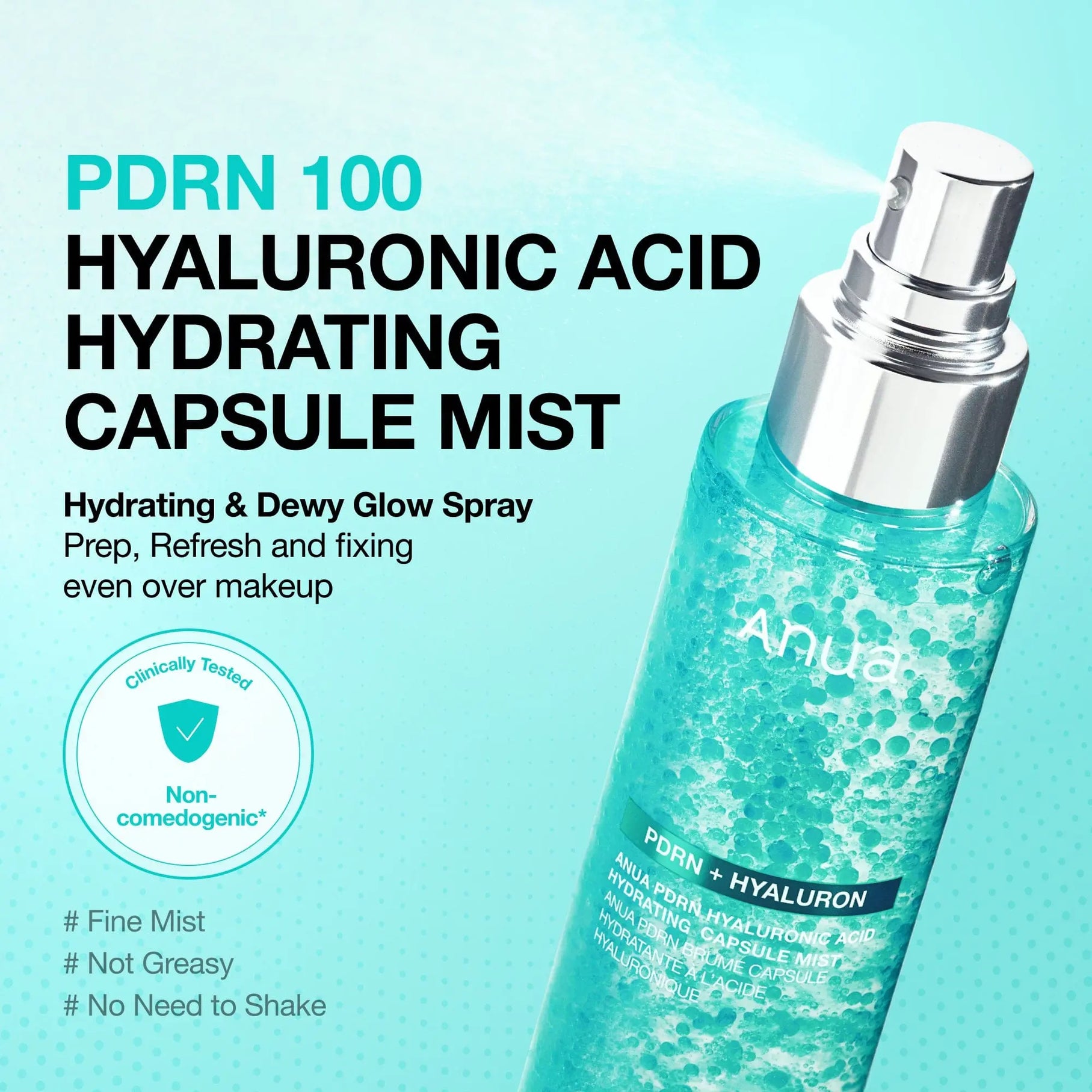 ANUA PDRN Collagen Glow Facial Serum Spray - JOLIE'S
