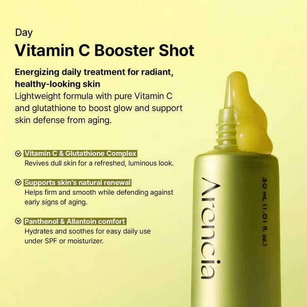 ARENCIA Booster Shot Retinal & Vitamin C Skin Renewal Duo