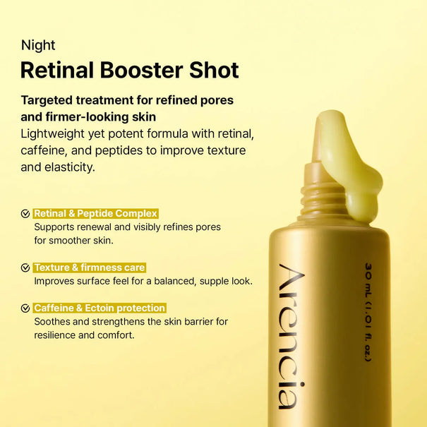 ARENCIA Booster Shot Retinal & Vitamin C Skin Renewal Duo