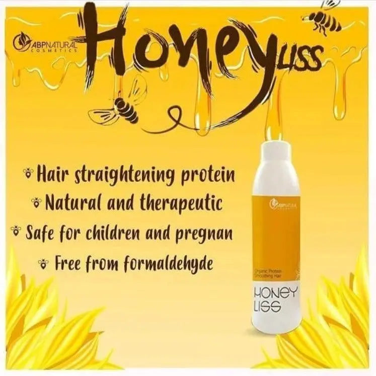 Abpnatural Cosmetics Honey Liss Organic Hair Straightening Protein 1000 ML ABPNATURAL JOLIE'S