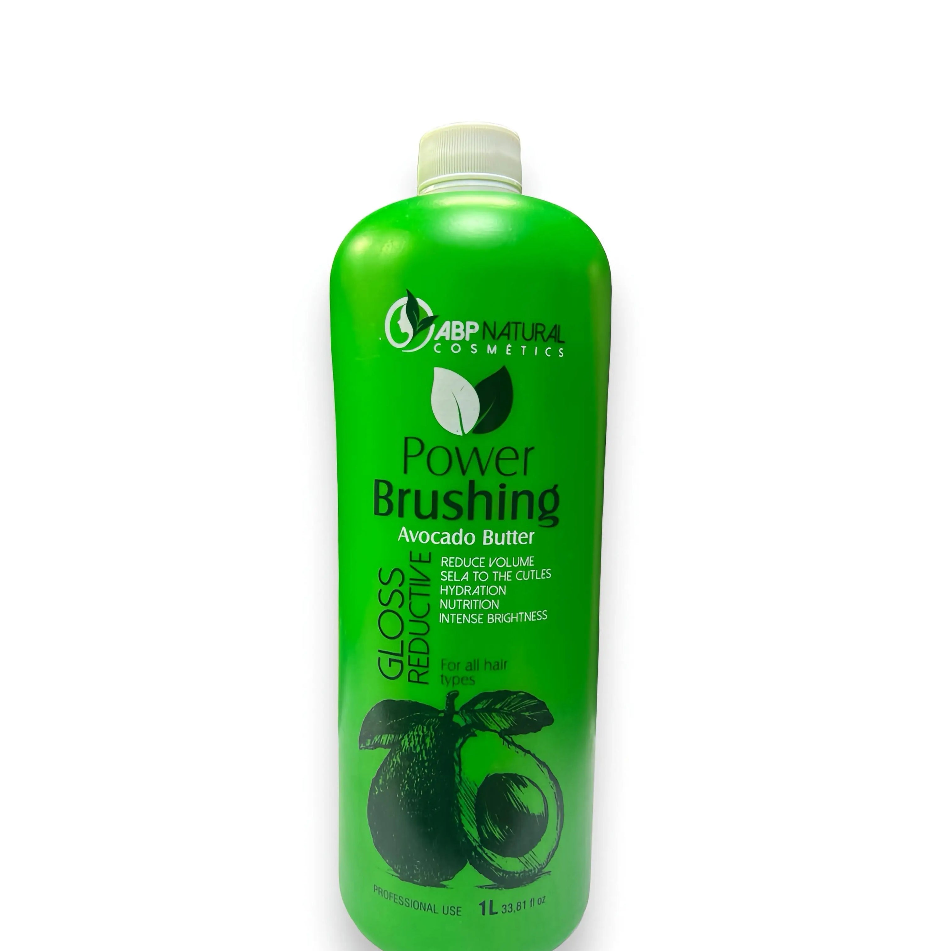 Abpnatural Cosmetics Power Brushing Avocado Butter Gloss Reductive Brazilian Protein 1000 ML - JOLIE'S