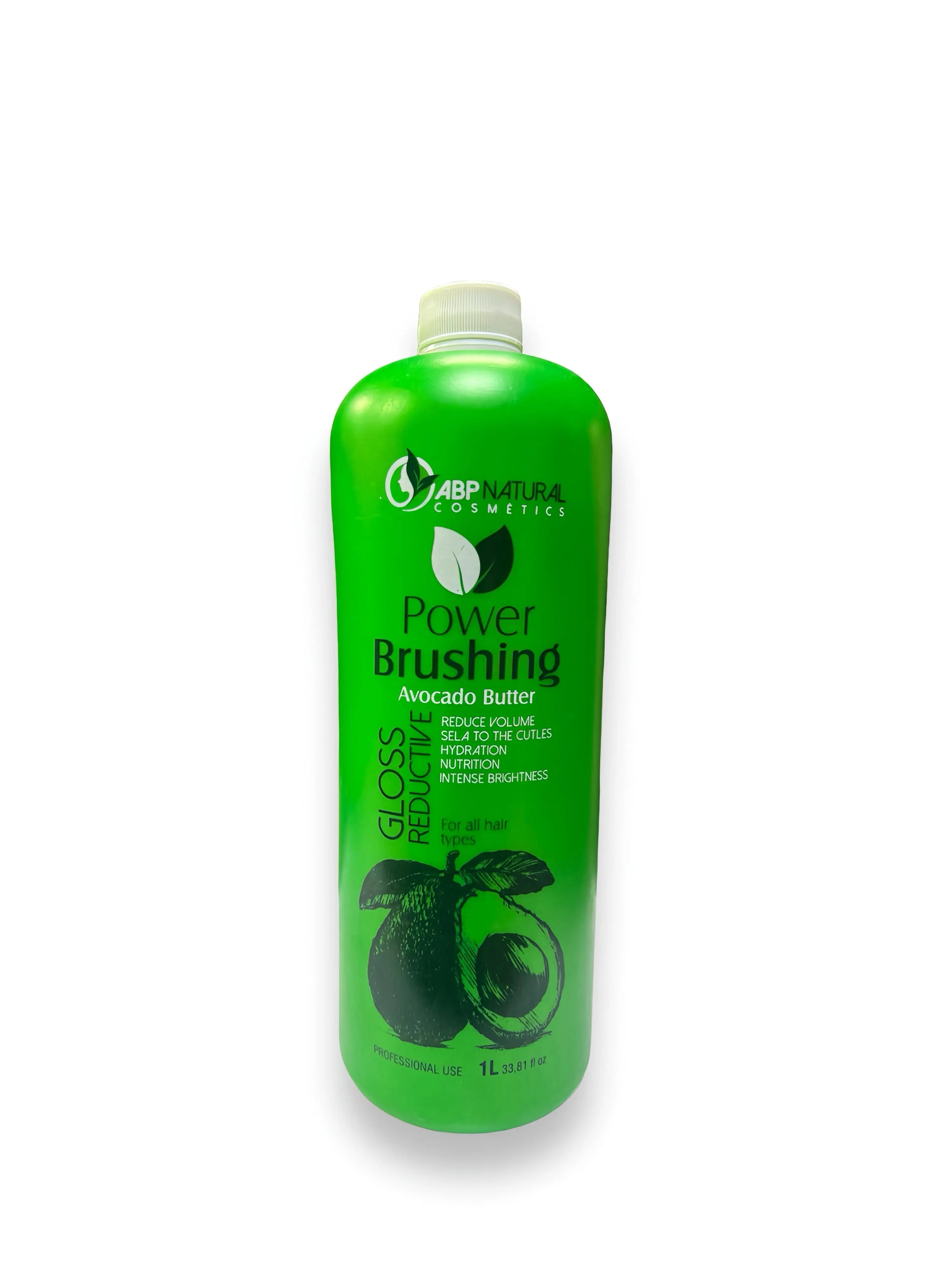 Abpnatural Cosmetics Power Brushing Avocado Butter Gloss Reductive Brazilian Protein 1000 ML - JOLIE'S