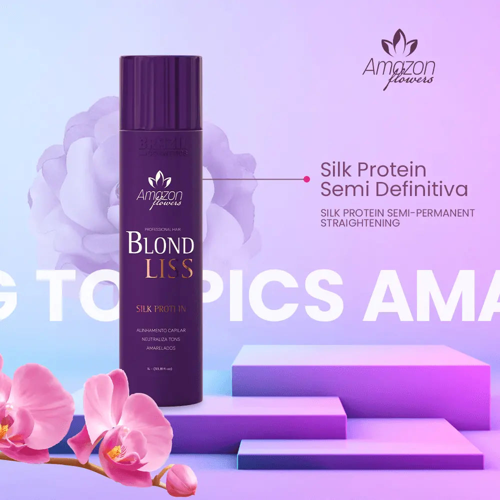 Amazon Flowers Blond Liss Organic Hair Straightener 1000 ML JOLIE S