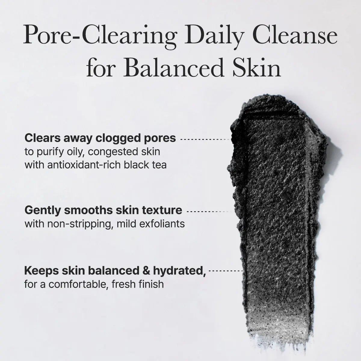 Arencia Black Tea Rice Mochi Cleanser