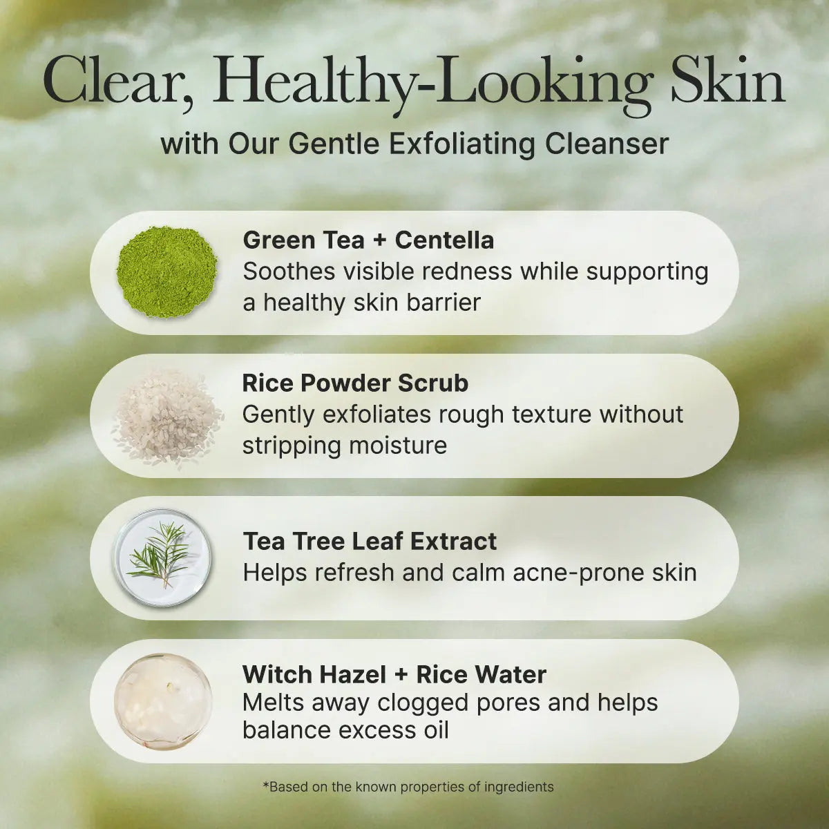 Arencia Fresh Green Rice Mochi Cleanser