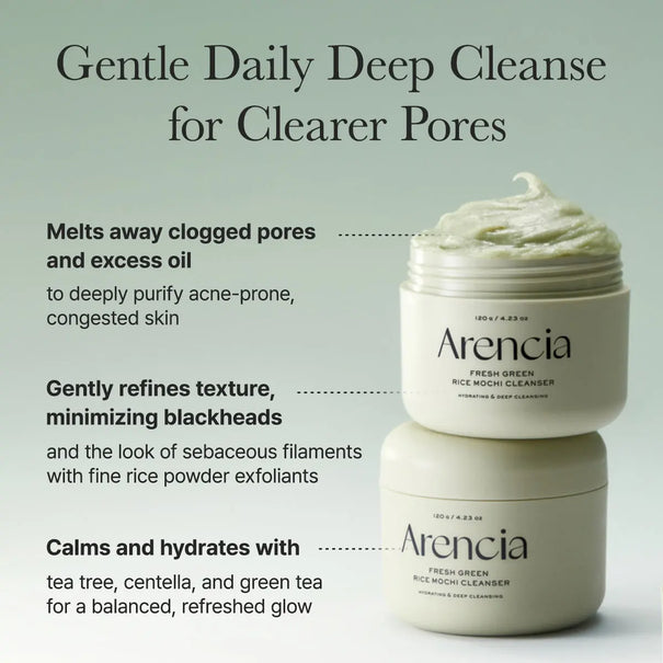 Arencia Fresh Green Rice Mochi Cleanser