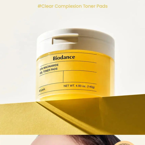 BIODANCE Vita Niacinamide Gel Toner Pads ( 60 pads ) Medicube JOLIE'S