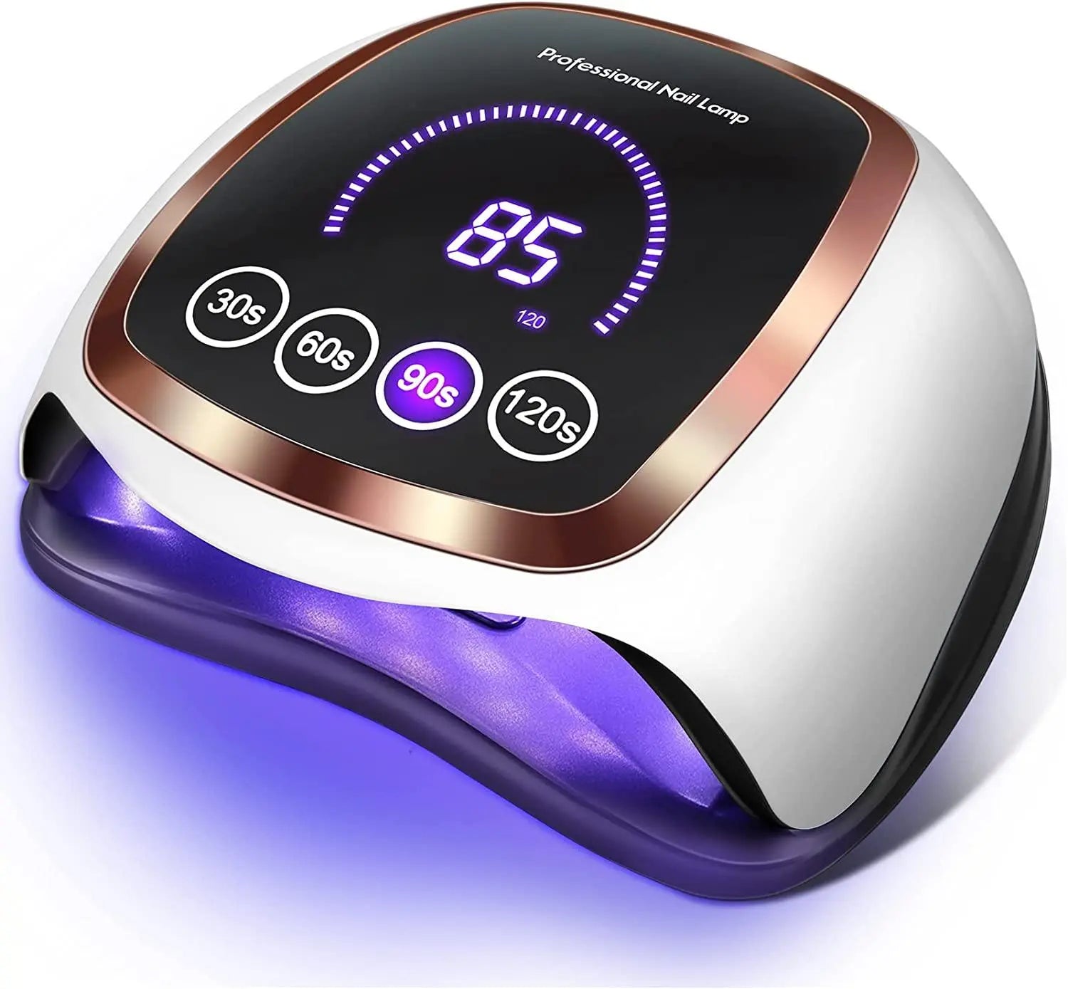 BLUEQUE V3 2 in 1 UV LED Nail Lamp Dryer for Gel Polish 168W with 4 Timer Settings Auto Sensor and LCD Touch Screen for Salon and Home Use - JOLIE'S UAE