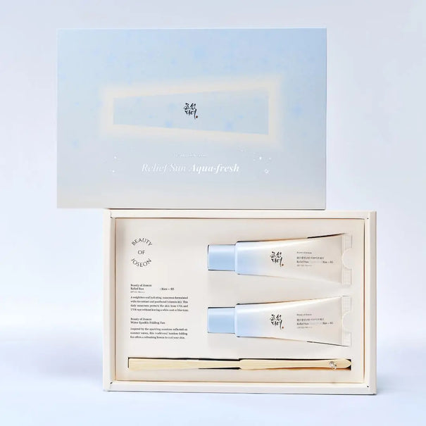 Beauty of Joseon Relief Sun Aqua-fresh Rice+B5 (SPF50+ PA++++) Special Edition Set (50ml+50ml+fan) Beauty of Joseon JOLIE'S
