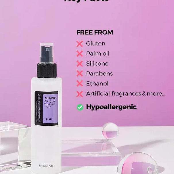 COSRX Aha/Bha Clarifying Treatment Toner 150 ml - JOLIE'S