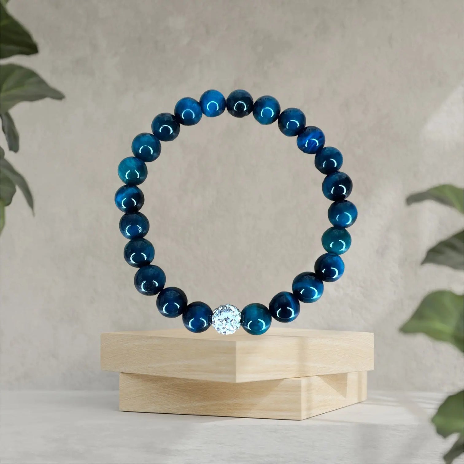 Blue tiger eye natural stone Bracelet JOLIE'S JOLIE'S