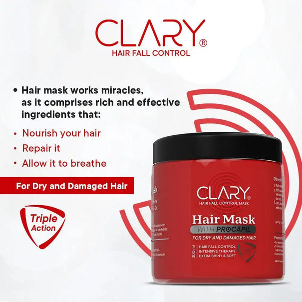 DOKAN CLARY Hair Fall Control Hair Mask with Procapil 300 ml CLARY