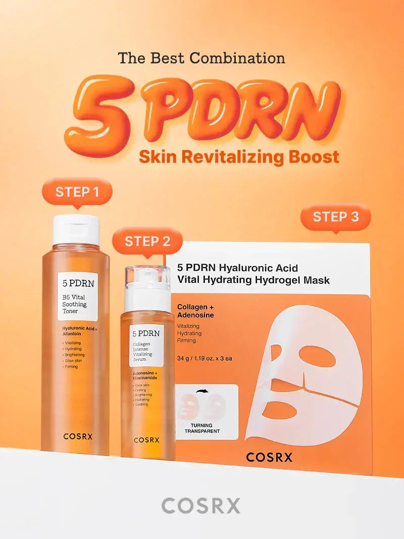 COSRX 5 PDRN Hyaluronic Acid Vital Hydrating Hydrogel Mask COSRX JOLIE'S