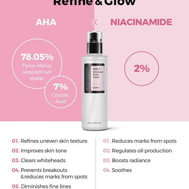 COSRX Aha 7 Whitehead Power Liquid 100 ml - JOLIE'S