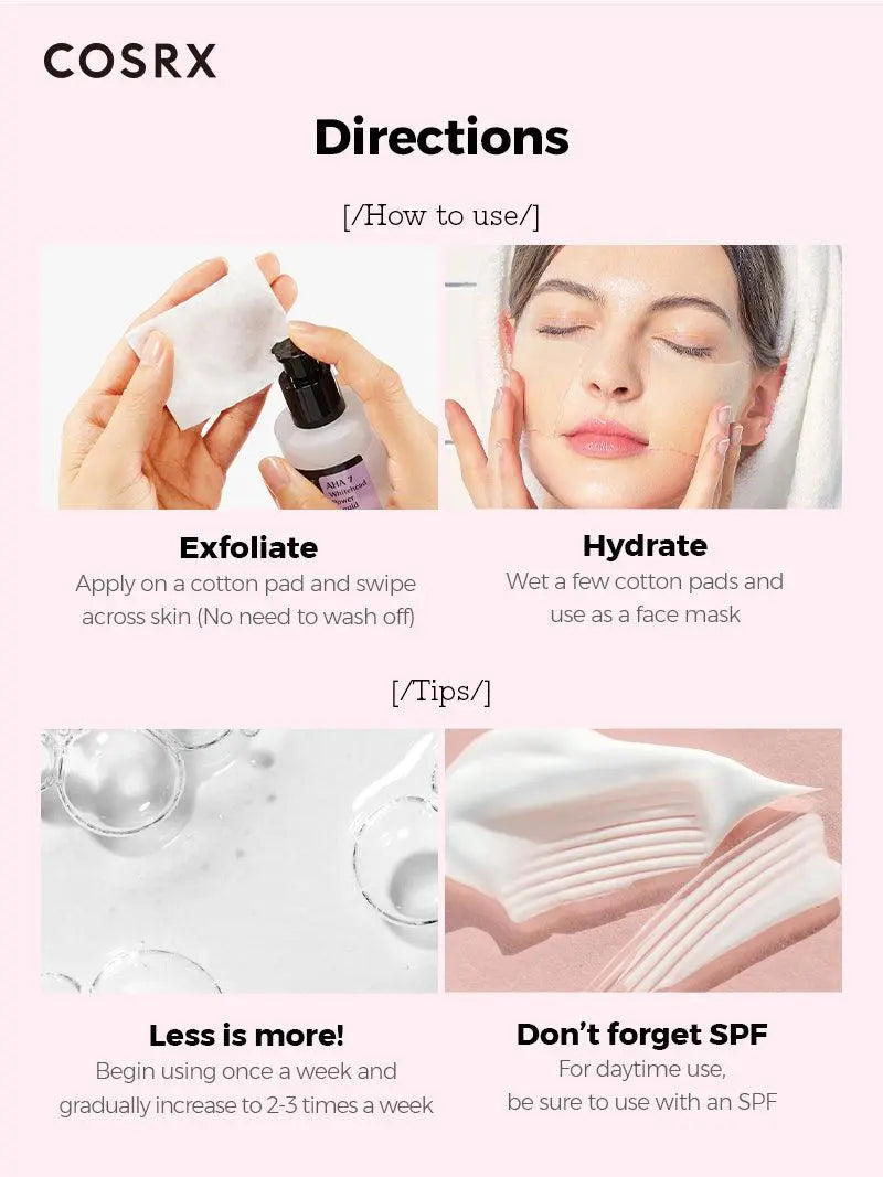 COSRX Aha 7 Whitehead Power Liquid 100 ml - JOLIE'S