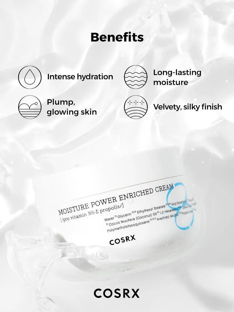COSRX Hydrium Moisture Power Enriched Cream 50 ml - JOLIE'S