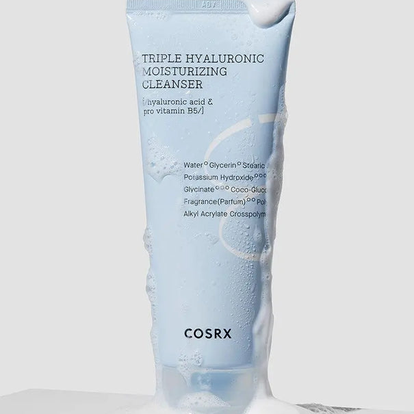 COSRX Hydrium Triple Hyaluronic Moisturizing Cleanser 150 ml - JOLIE'S
