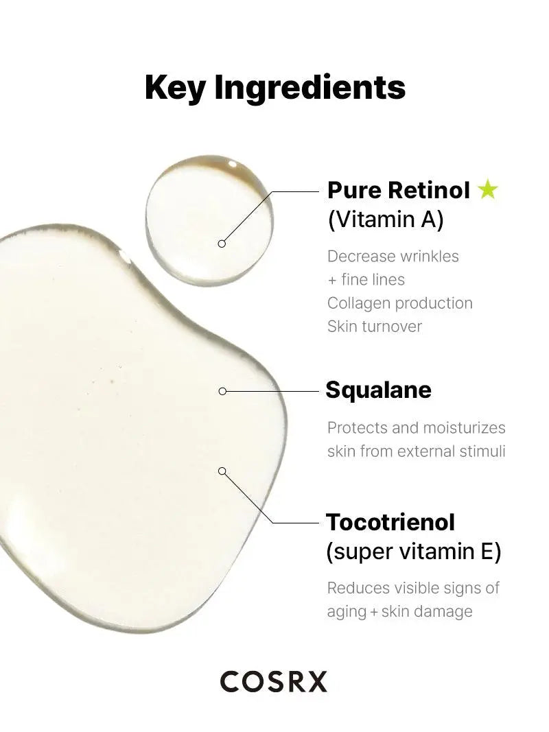 COSRX The Retinol 0.5 Oil 20 ml - JOLIE'S