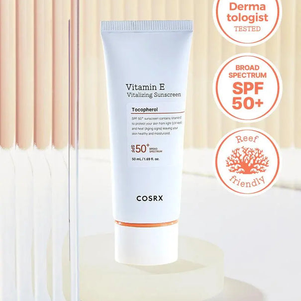 COSRX Vitamin E Vitalizing Sunscreen SPF 50+ - JOLIE'S