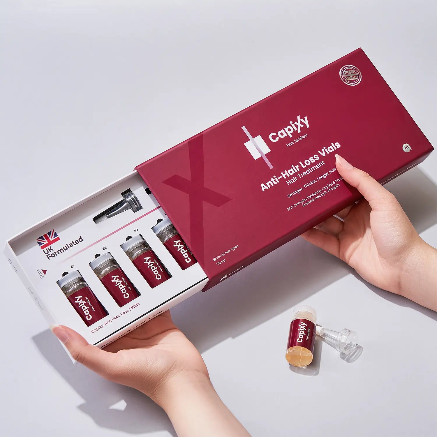 Capixy Anti Hair Loss Vials 70ml Capixy JOLIE'S