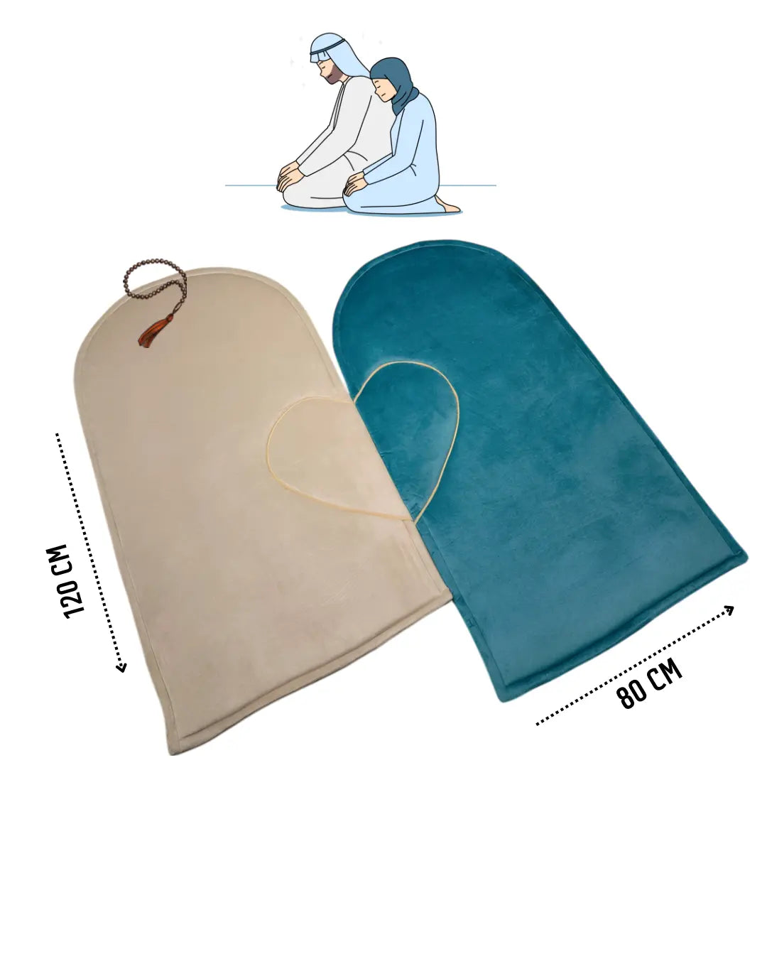 Couple Double Sided Prayer Mat JOLIE'S JOLIE'S
