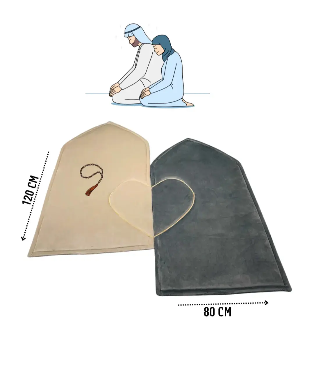 Couple Double Sided Prayer Mat JOLIE'S JOLIE'S