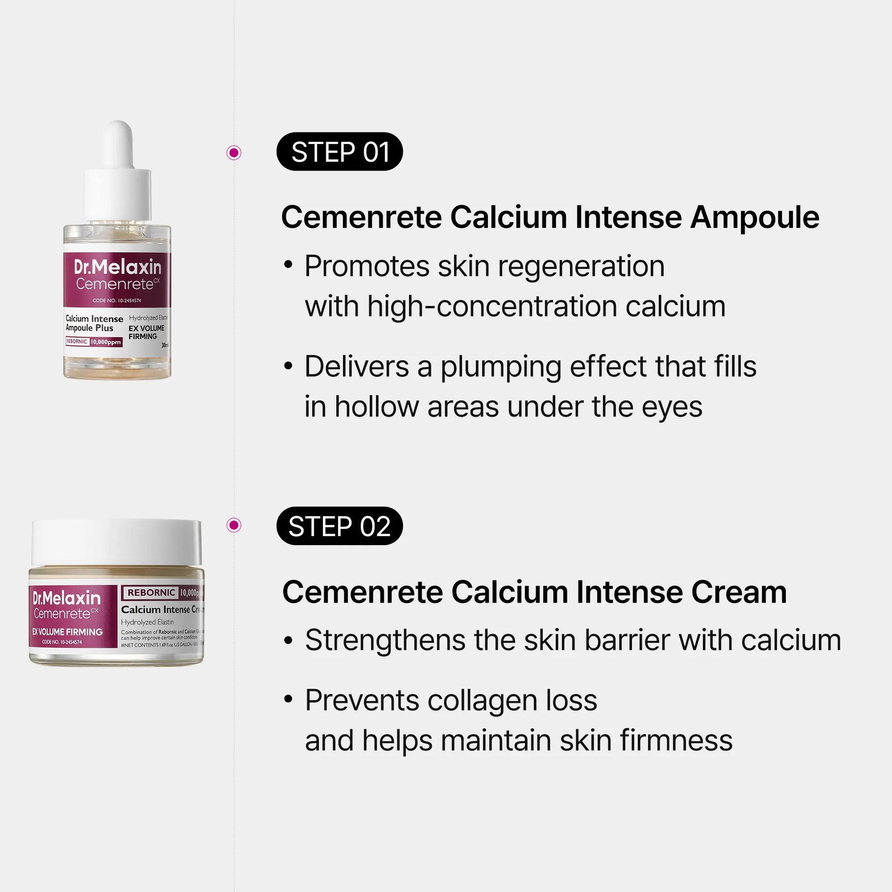 Dr.Melaxin Calcium Eyecare Routine Set - DOKAN