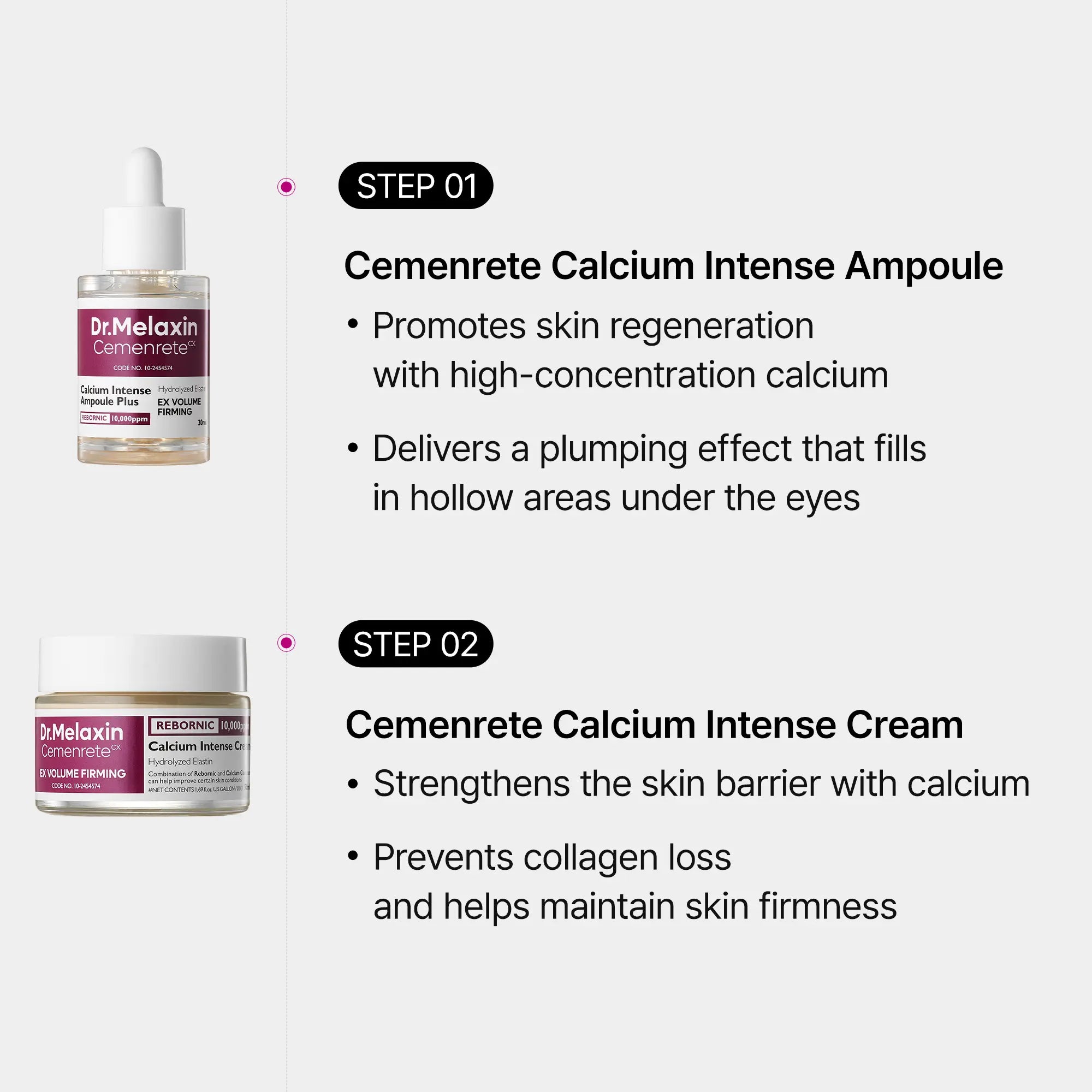 Dr.Melaxin Calcium Eyecare Routine Set - DOKAN