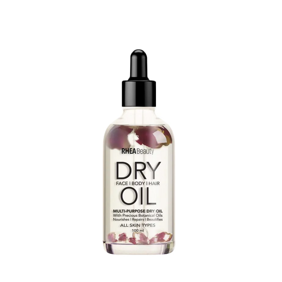 Dry oil 100 mls rose RheaBeauty JOLIE'S