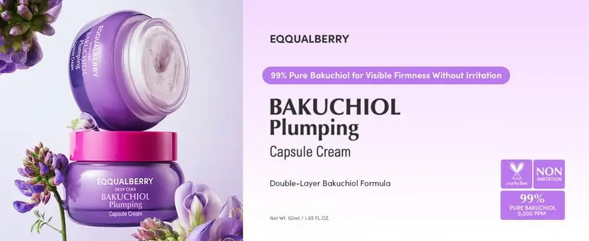 EQQUALBERRY Bakuchiol Plumping Capsule Cream 50 ml EQQUALBERRY JOLIE'S