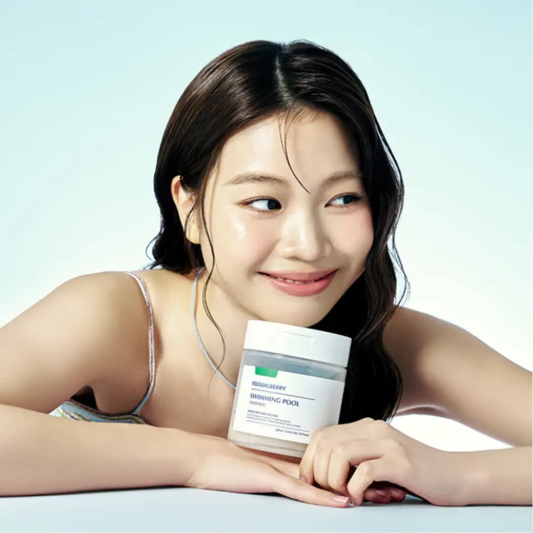 EQQUALBERRY Vegan Swimming Pool Toner Pads 70 pads 220 ml EQQUALBERRY JOLIE'S