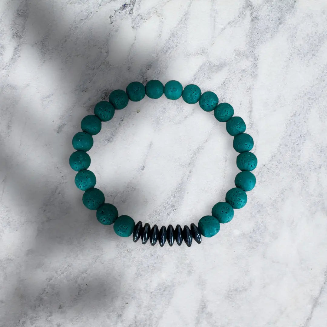 Green lava natural stone Bracelet JOLIE'S JOLIE'S