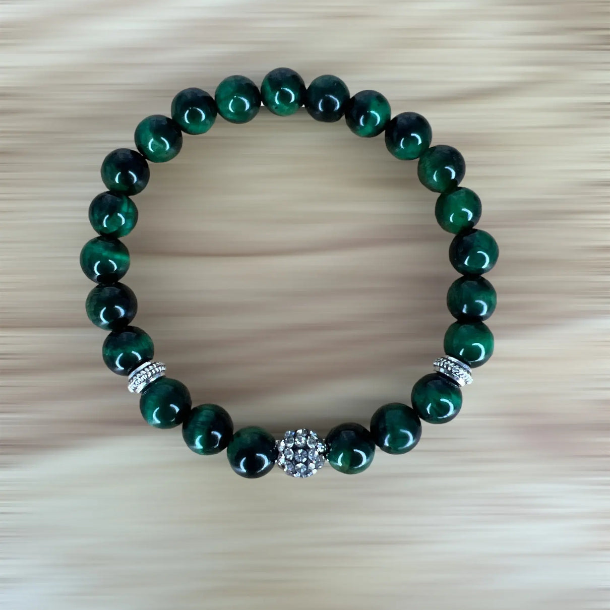 Green tiger eye natural stone Bracelet JOLIE'S JOLIE'S