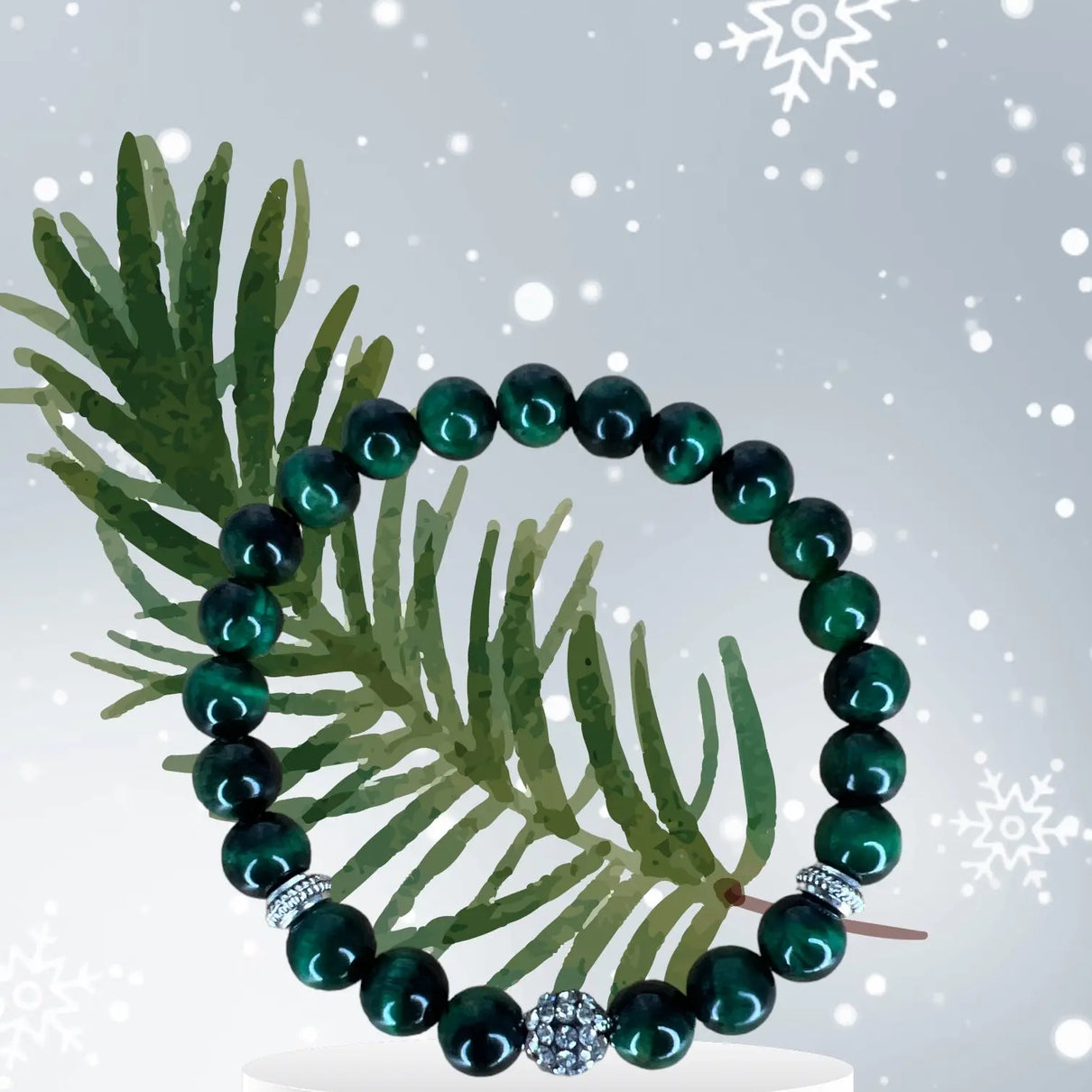 Green tiger eye natural stone Bracelet JOLIE'S JOLIE'S