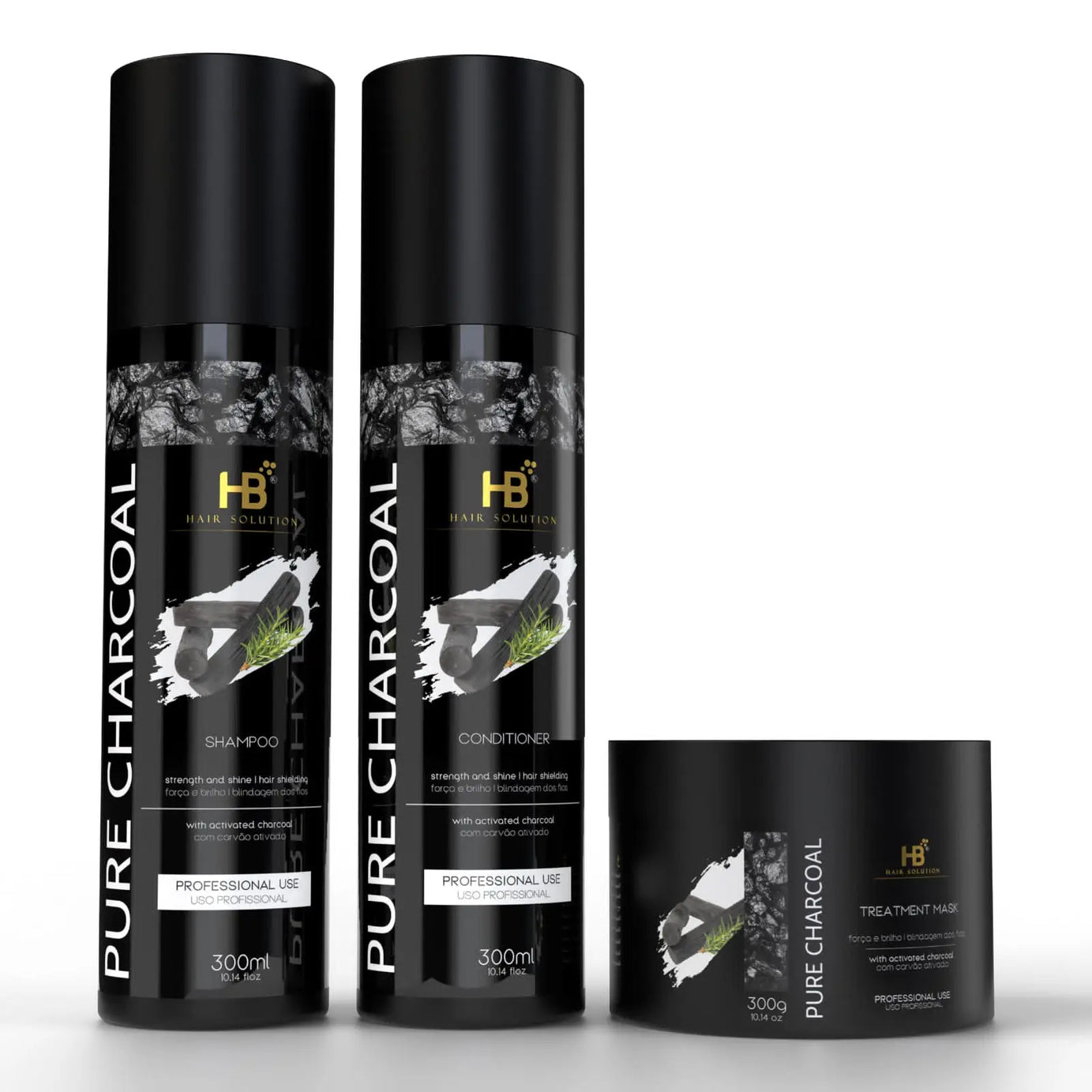HB HAIR SOLUTION Pure Charcoal Anti Frizz Protein - JOLIE'S