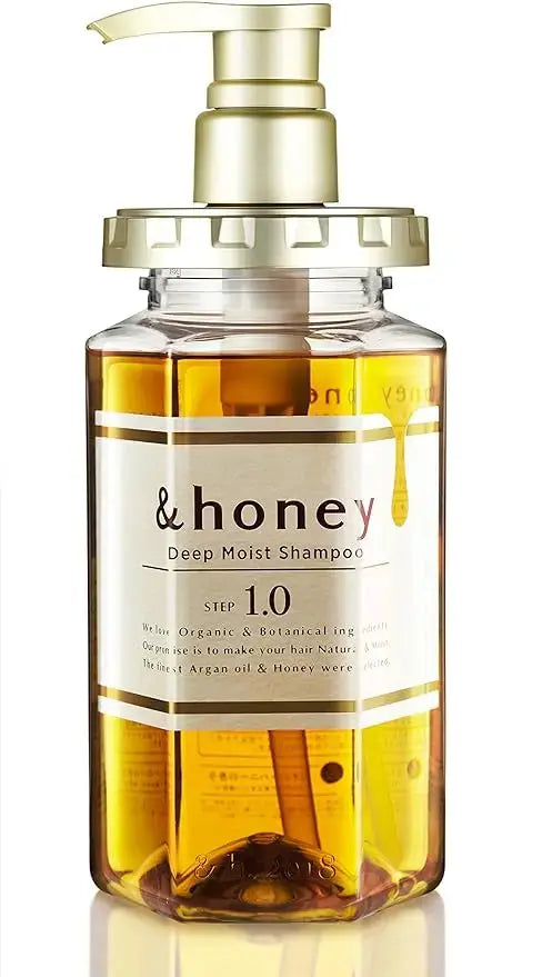 DOKAN & Honey Deep Moist Shampoo, Treatment & Hair Oil Set 440ml Each + 100ml & Honey