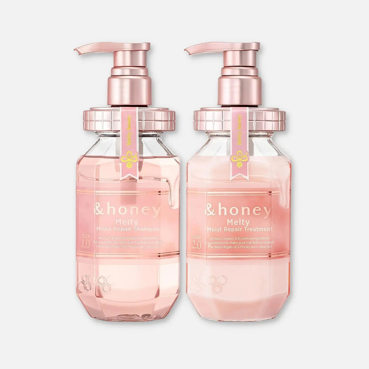 & Honey Melty Moist Shampoo, Treatment & Hair Oil Set - JOLIE'S