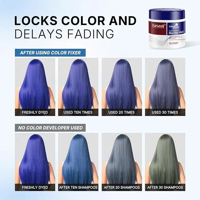 KARSEELL Blue Hair Color Depositing Mask 500 gm KARSEELL JOLIE'S