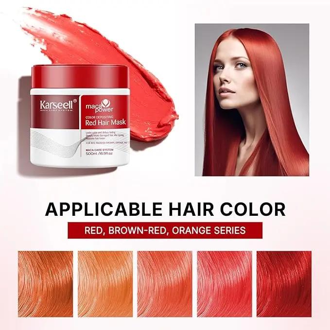 KARSEELL Color Depositing Red Hair Mask 500 gm KARSEE JOLIE'S