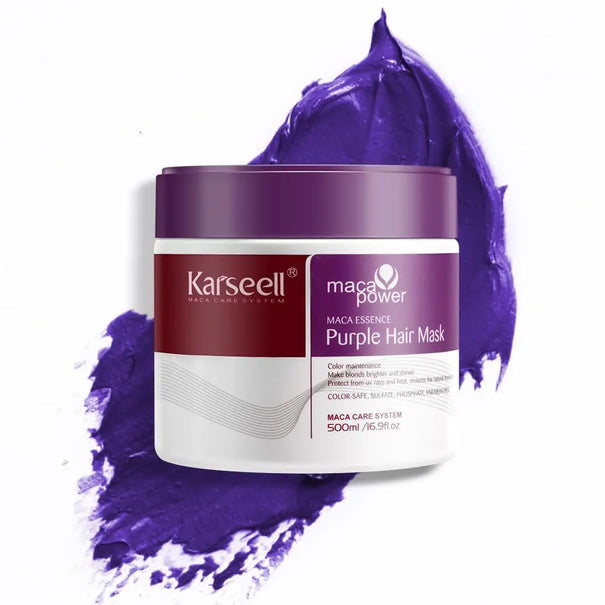 DOKAN KARSEELL Maca Power Purple Mask and Shampoo Set For Colored Hair KARSEELL